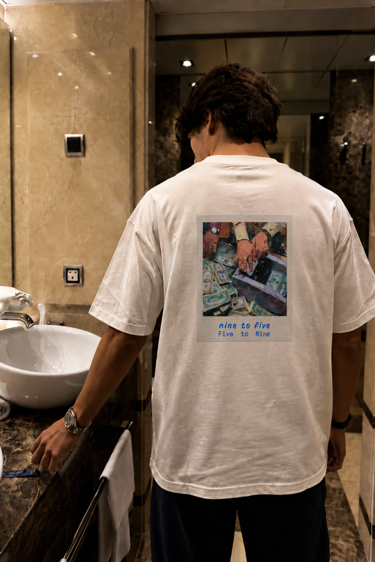 NINE TO FIVE: Polaroid - Heavyweight T-Shirt